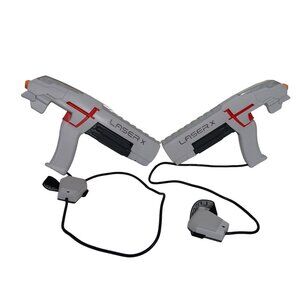 Set of 2 Player Laser X Laser Tag Gaming Set with Blasters and Arm Receivers
